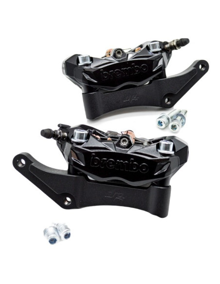 Upgrades Calipers Adapters Kit Brembo-100mm Harley Davidson Dyna Softail Touring +Calipers