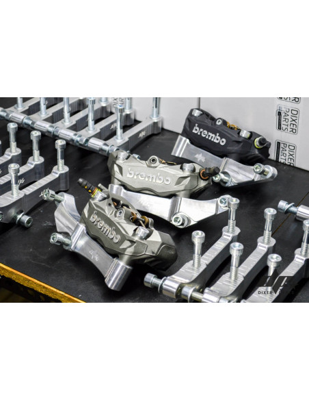 Upgrades Calipers Adapters Kit Brembo-100mm Harley Davidson Dyna Softail Touring +Calipers