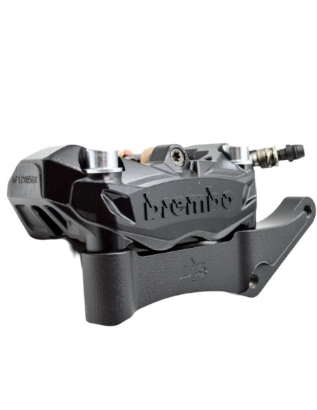 Upgrades Calipers Adapters Kit Brembo-100mm Harley Davidson Dyna Softail Touring +Right Caliper