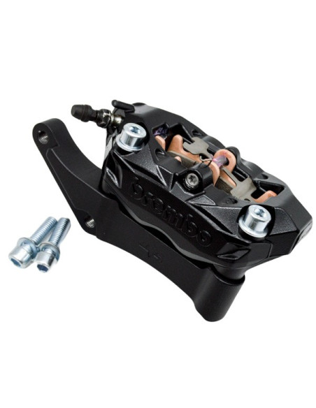 Upgrades Calipers Adapters Kit Brembo-100mm Harley Davidson Dyna Softail Touring+Left Caliper