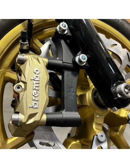 Upgrades Calipers Adapters Kit Brembo-100mm Harley Davidson Dyna Softail Touring+Left Caliper