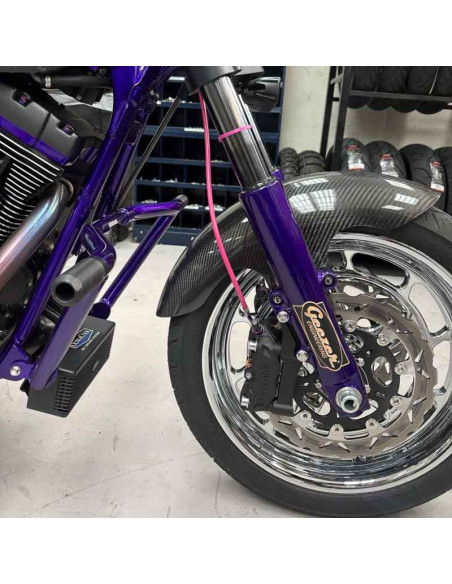 Upgrades Caliper Adapter Bracket Brembo-100mm Harley Davidson Dyna Softail Touring -Right