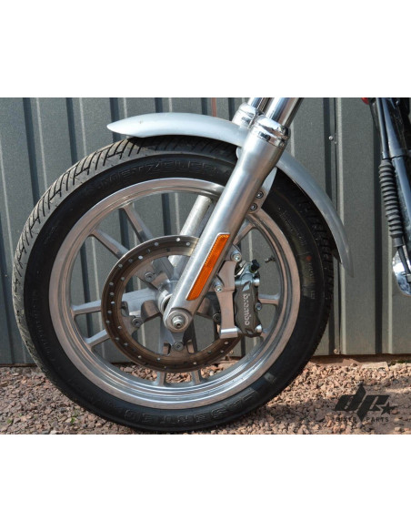 Upgrades Caliper Adapter Bracket Brembo-100mm Harley Davidson Dyna Softail Touring -Right