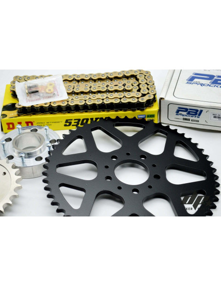 Chain Drive Kit Sprocket 24/55 + DID 530 VX – Harley Davidson Dyna (to -2006)