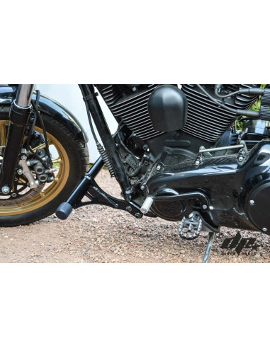 Crash Cage – Engine Guard Crash Bar Harley Davidson Dyna (to -2017) Stunt Club Style Custom 2017 2016 2015 2014 2013 2012 2011 2