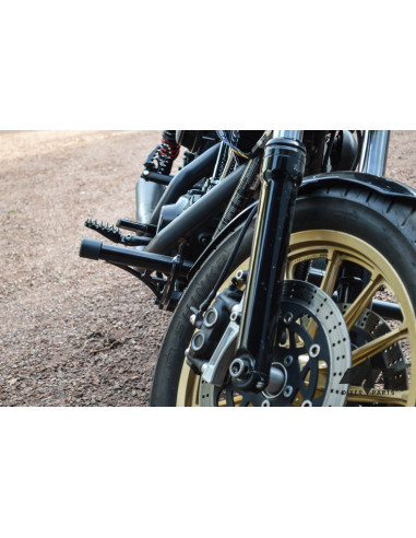Crash Cage – Engine Guard Crash Bar Harley Davidson Dyna (to -2017) Stunt Club Style Custom 2017 2016 2015 2014 2013 2012 2011 2