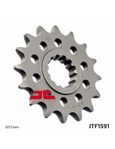 Front sprocket suitable for Yamaha MT-07 MT-09 FZ8 R1 (JTF1591 SUNF421) – 15t-525;Front sprocket suitable for Yamaha MT-07 MT-09 FZ8 R1 (JTF1591 SUNF421) – 15t-525
