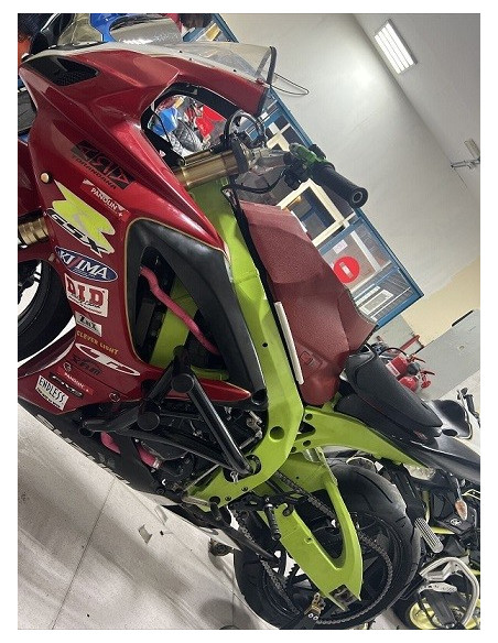 Suzuki GSX-R 600 750 Crash Cage - (2006-2010) - Engine Guard Crash Bar Stunt Drift