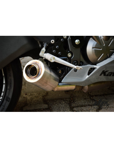 Short Exhaust – Muffler  Kawasaki ZX6R 636 (2019-2023) Stunt Drift