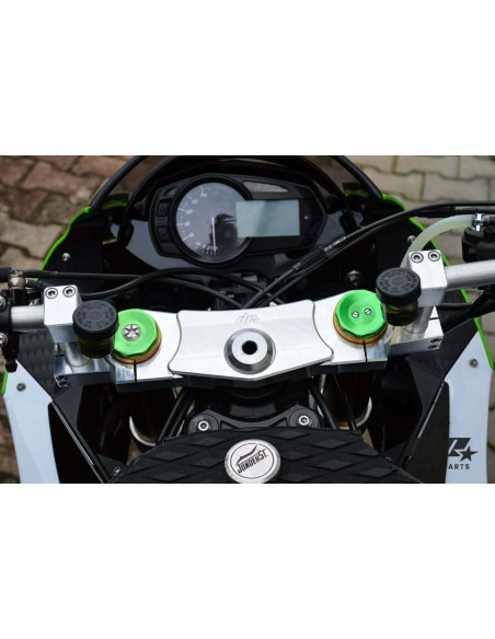 Reinforced Upper Triple Tree Clamp Kawasaki ZX6R 636 (2013-2025) Stunt