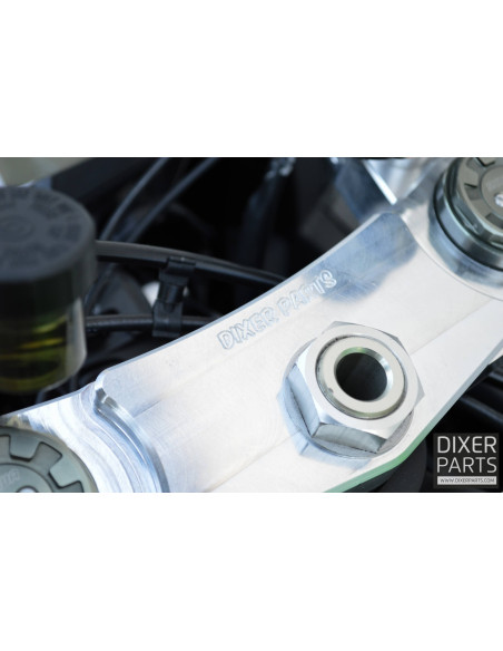 6mm risers Kawasaki ZX6R 636 (13-23) stunt;Reinforced upper triple tree clamp + 28