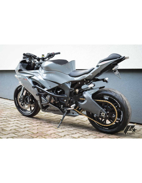 Plate holder + LED lamps Kawasaki ZX6R 636 (2019-2023)