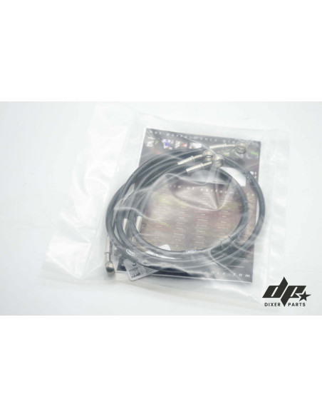 Hel Steel Braided Brake Lines Kit -ZX6-R 636 F4i 954 GSX-R 675 Stunt