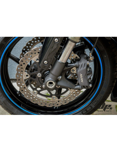 Hel Steel Braided Brake Lines Kit -ZX6-R 636 F4i 954 GSX-R 675 Stunt