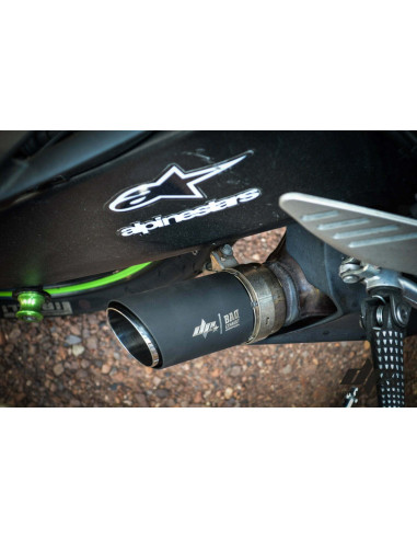 Short Exhaust – Muffler  Kawasaki ZX6R 636 (2008-2018) Stunt Drift