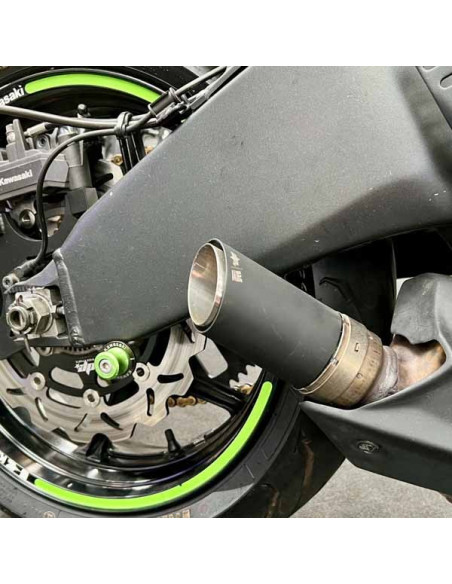 Short Exhaust – Muffler  Kawasaki ZX6R 636 (2008-2018) Stunt Drift