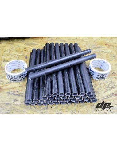 Carbon Handlebar (Tube) CLIP-ON – 22mm – 300mm Cafe Racer Track