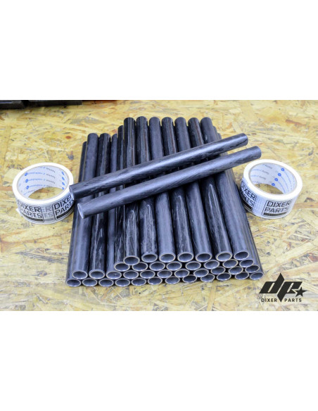 Carbon Handlebar (Tube) CLIP-ON – 22mm – 300mm Cafe Racer Track