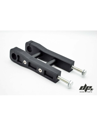 6 mm Davidson Dyna Sportster FLT -Black;Aluminum Risers 8″ Handlebar Attachment 28