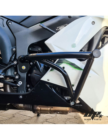 Crash Cage Kawasaki ZX6-R Ninja (2007-2008) Stunt Drift Street Engine Guard Highway Bar