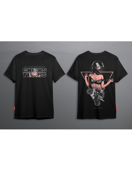 T-shirt KTS Killing The Streets – Chicks Love Tricks (L) for Motorcyclist Stunt