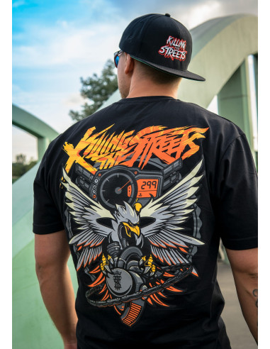 T-shirt KTS Killing The Streets – the Eagle (XL) for Motorcyclist Stunt
