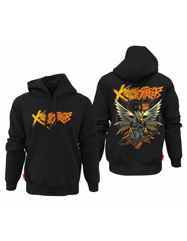 Hoodie KTS Killing The Streets -The Eagle (L) for Motorcyclist Stunt