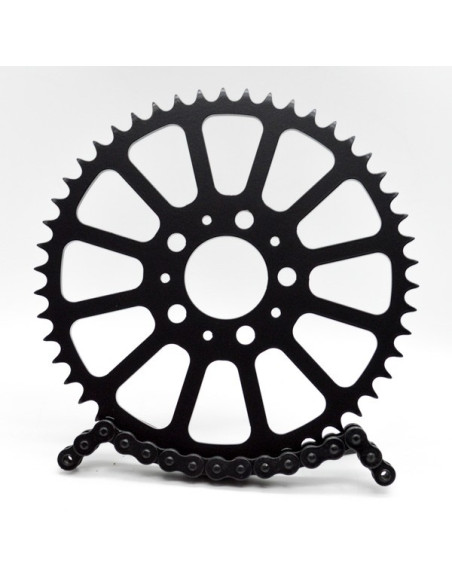 Steel Sprocket 50t 530 Harley Davidson Dyna FXD Glide Sportster 883 1200 1450 1600 Stunt Club Style
