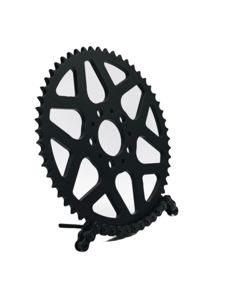 Steel Sprocket 55t 530 Harley Davidson Dyna FXD Glide Sportster 883 1200 1450 1600 Stunt Club Style