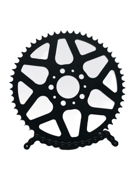 Steel Sprocket 55t 530 Harley Davidson Dyna FXD Glide Sportster 883 1200 1450 1600 Stunt Club Style