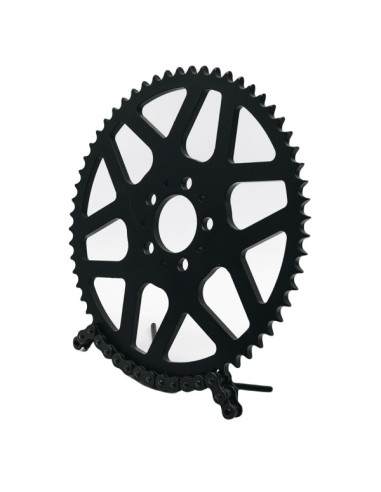 Steel Sprocket 60t 530 Harley Davidson Dyna FXD Glide Sportster 883 1200 1450 1600 Stunt Club Style
