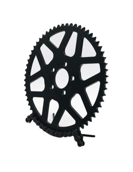 Steel Sprocket 60t 530 Harley Davidson Dyna FXD Glide Sportster 883 1200 1450 1600 Stunt Club Style