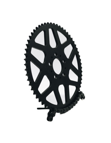 Steel Sprocket 60t 530 Harley Davidson Dyna FXD Glide Sportster 883 1200 1450 1600 Stunt Club Style