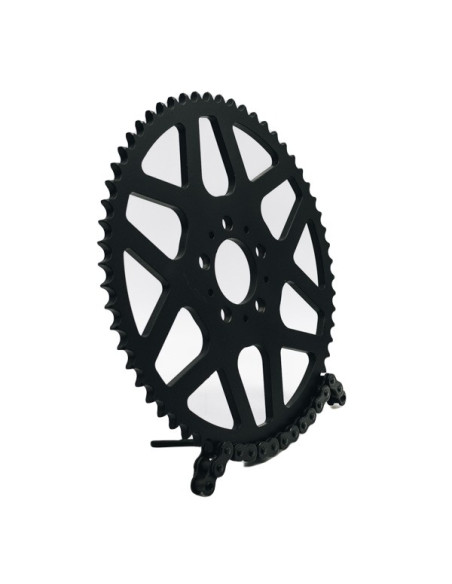 Steel Sprocket 60t 530 Harley Davidson Dyna FXD Glide Sportster 883 1200 1450 1600 Stunt Club Style