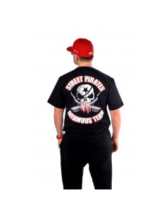 T-SHIRT STREET PIRATES – BLACK – Infamous Team Infms Stunt +Stickers 2