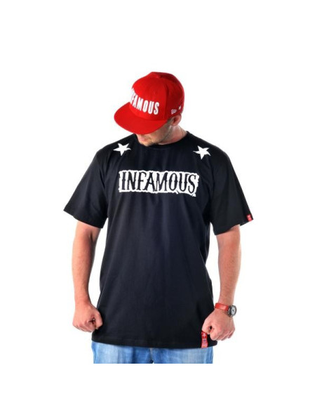 T-SHIRT SONS OF INFAMY – BLACK – Infamous Team Infms Stunt STICKERS