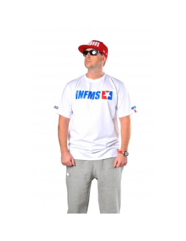 T-SHIRT INFMS CLASSIC – WHITE – Infamous Team Infms Stunt +Stickers