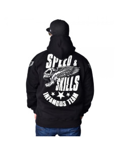 HOODIE SPEED & SKILLS HOODIE BLACK – Infamous Team Infms Stunt +Stickers
