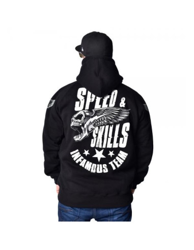 HOODIE SPEED & SKILLS HOODIE BLACK – Infamous Team Infms Stunt +Stickers