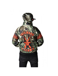 HOODIE CAMO AK47 – Infamous Team Infms Stunt +Stickers