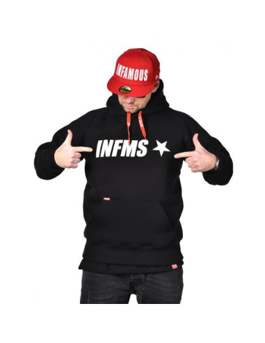 HOODIE TRZYMAJ GAZ BLACK | GREY – Infamous Team Infms Stunt +Stickers