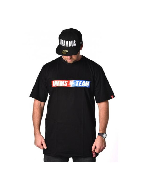 T-SHIRT TRZYMAJ GAZ STAR BLACK | WHITE – Infamous Team Infms Stunt +Stickers