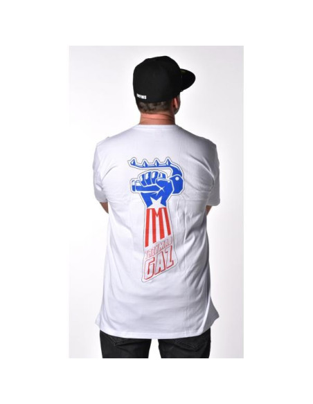 T-SHIRT TRZYMAJ GAZ STAR BLACK | WHITE – Infamous Team Infms Stunt +Stickers