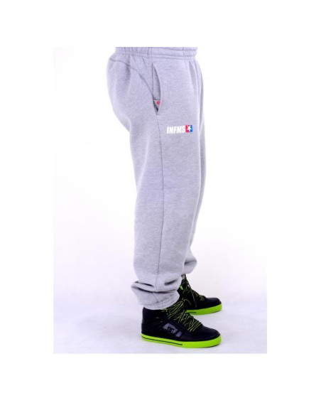 SWEATPANTS INFMS BLACK | GREY – Infamous Team Infms Stunt +Stickers
