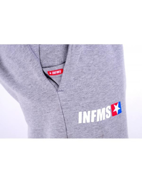 SWEATPANTS INFMS BLACK | GREY – Infamous Team Infms Stunt +Stickers