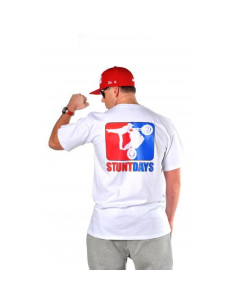 T-SHIRT STUNT DAYS – WHITE – Infamous Team Infms Stunt +Stickers 2