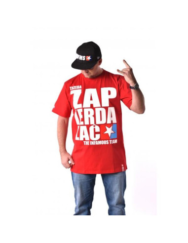 T-SHIRT TRZEBA ZAPIERDALAĆ – BLACK | GREY | RED | WHITE – Infamous Team Infms Stunt STICKERS