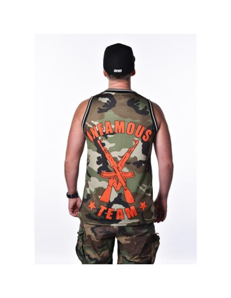 TANKTOP AK47 CAMO – Infamous Team Infms Stunt +Stickers