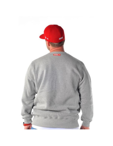 CREWNECK SWEATSHIRT INFAMOUS GREY – Infamous Team Infms Stunt STICKERS