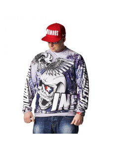 JERSEY SWEATSHIRT RIDING HIGH – Infamous Team Infms Stunt +STICKERS
